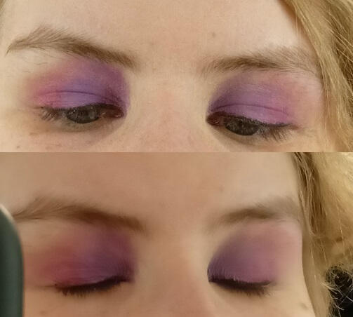 Eye make-up practise, 9th Nov 2023